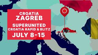 Super United Croatia Grand Chess Tour 2024  Uvodni video [upl. by Egief]