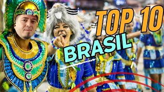 Brasil Increíble Top 10 Destinos Imprescindibles 🏝️ [upl. by Winna765]