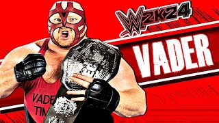 WWE 2K24  Vader Signatures and Finishers [upl. by Ttam]