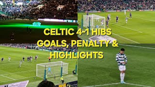 CELTIC 41 HIBS  GOALS PENALTY amp HIGHLIGHTS [upl. by Ibbob]