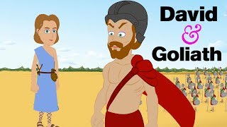 David and Goliath  Popular Bible Stories I Holy Tales  Childrens Bible Stories Animated Cartoons [upl. by Rehpetsirhc488]