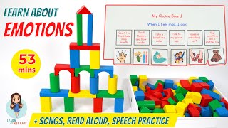 EMOTIONS SONG  Feelings for Toddlers and Preschool Kids  Social Story  Gestalt Language Processor [upl. by Ahsiyk]