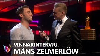 Vinnarintervju med Måns Zelmerlöw  Melodifestivalen 2015 [upl. by Ajroj]