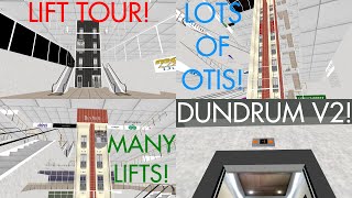 Skyscrapersim Dundrum Town Centre V2 OFFICIAL Lift tour [upl. by Jone849]