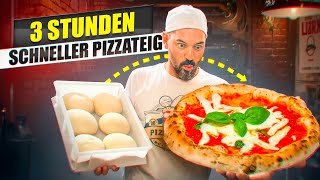 Pizzateig in Rekordzeit Perfekter Teig in nur 3 Stunden So geht’s [upl. by Ecerehs]