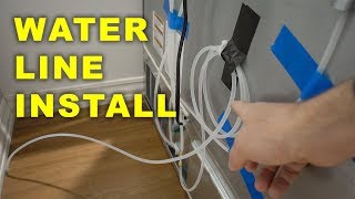 How To Install A Water Line To Your Refrigerator [upl. by Ailaham294]