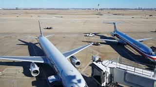 DFW Dallas airport skylink terminal C American Airlines [upl. by Duaner]