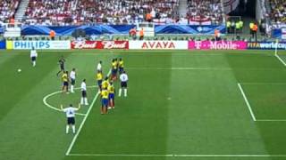 DAVID BECKHAMS LAST GOAL FOR ENGLAND [upl. by Harwell]