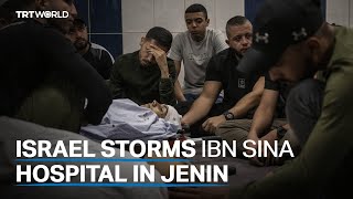 Israeli army storm hospital in Jenin demand immediate evacuation [upl. by Lawler]