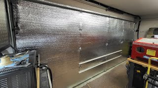 DIY  How to Insulate your garage door cheap [upl. by Garner779]