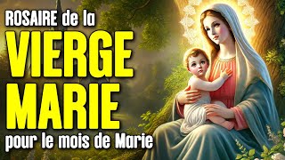 🙏 ROSAIRE de la VIERGE MARIE 🙏 Puissant Rosaire pour le MOIS de Marie [upl. by Adara]