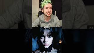 Jacksepticeye vs Wednesday jennaortega jacksepticeye wednesday antisepticeye [upl. by Showker]