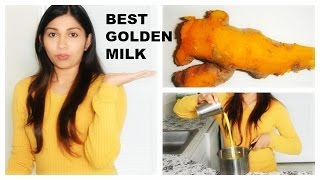 How to make GOLDEN MILK  Fresh turmeric [upl. by Liss606]