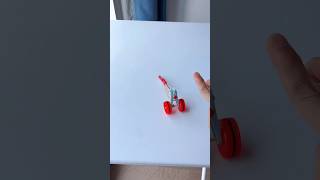 How To Make A Powerful Rubber Band Car 🚗 shorts youtubeshort experiment [upl. by Htur247]