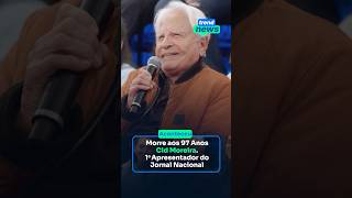 Morre aos 97 anos Cid Moreira 1º apresentador do Jornal Nacional noticias cidmoreira [upl. by Derriey]