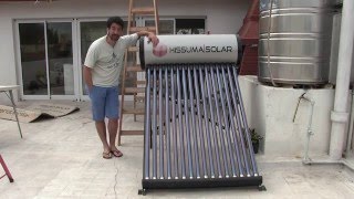 Como funciona un termo tanque solar solar heater [upl. by Roderich776]