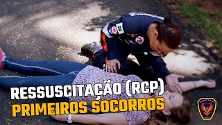 Ressuscitação Cárdio Pulmonar RCP Primeiros Socorros [upl. by Dimo859]