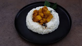 Curd Rice and Potato Fry  South Indian meal  Simple rice recipes  spicy potatoes  easy recipe [upl. by Atikat]