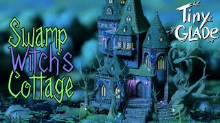 The Swamp Witchs Cottage  Full build  Tiny Glade Longplay ASMR  No commentary [upl. by Ck]