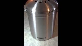 LINKYO Kitchen Compost Bin Review [upl. by Mcnair]