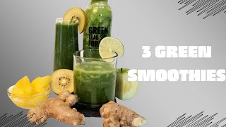 3 Easy Smoothies For Quick Weightloss amp Detox [upl. by Notgnihsaw]