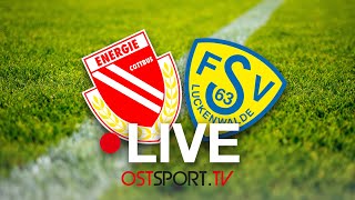 OSTSPORTTV  FC Energie Cottbus  FSV 63 Luckenwalde  SP01 [upl. by Thurber]