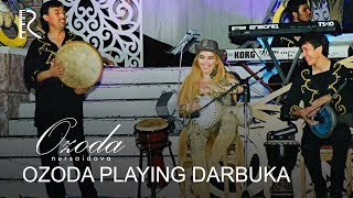 Ozoda Nursaidova I Озода Нурсаидова  Ozoda playing darbuka آزاده نور سید [upl. by Ttimme]