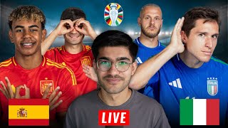 Spain vs Italy UEFA EURO 2024 Live Watchalong [upl. by Arbas832]