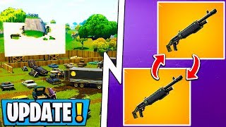 NEW Fortnite Update  Season 8 Double Pump Old Map Respawns [upl. by Jesselyn]