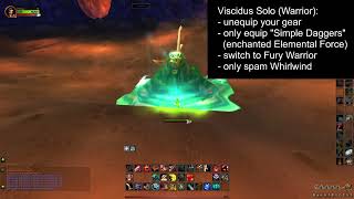 Viscidus Solo Guide Warrior WoW Retail Dragonflight 2023 [upl. by Oicelem840]