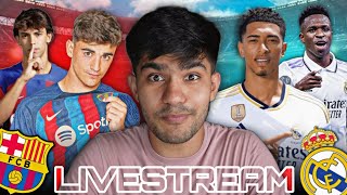 Barcelona vs Real Madrid LA LIGA LIVE  El Clasico Watchalong [upl. by Kcira]