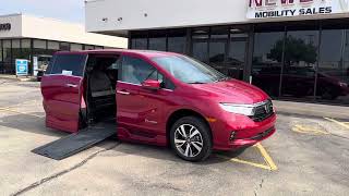 2023 Honda Odyssey EXL with the BraunAbility SI lowered floor mobility conversion [upl. by Menides]