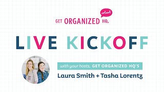 Get Organized HQ Virtual Kickoff 2024 [upl. by Shrier]