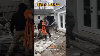 K384 Design Brick laying technique 🔥🔥🔥shorts construction [upl. by Leaw584]