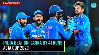 India vs Sri Lanka Match Highlights  India Won By 41 Runs  Asia Cup 2023  Hindustan Times [upl. by Ahsilla]