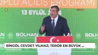 BİNGÖL Cevdet Yılmaz Terör en büyük zararı kalkınmaya verdi demokrasiye verdi [upl. by Yrrep]