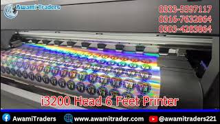 i3200 Head 6Feet Printer  Awami Traders Rawalpindi [upl. by Neersin]