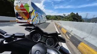 Yamaha Xmax  Karak Highway Run  Top Speed 153kmph Chase  Insta360 Go 2 1440p Pro [upl. by Tracey536]