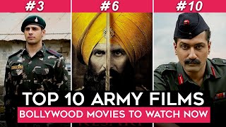 10 Army Bollywood Films That Will BLOW YOUR MIND [upl. by Omura]