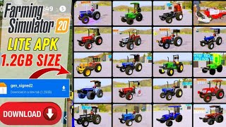 fs 20 all indian tractor mod apk download link 🔗 🚜2024🔥 fs20 indian tractor  punjabi tractor [upl. by Wollis48]