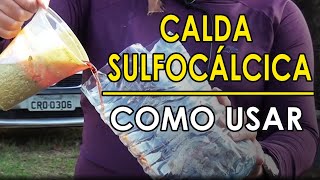 Viticultura Calda Sulfocálcica Uso Correto para Agricultura [upl. by Ellynad]