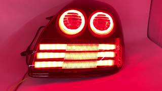 20032005 Toyota MR2 Spyder Custom Retrofit Black LED Tail Lights [upl. by Attelocin475]