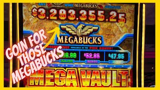 MEGA MACHINE PLAYING MEBA BUCKS  CASINO SLOTS MEGABUCKS [upl. by Vorfeld198]