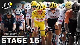 Tour de France 2024 Stage 16  EXTENDED HIGHLIGHTS  7162024  Cycling on NBC Sports [upl. by Sedlik438]