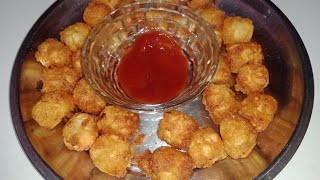 मैककेन चिली गार्लिक पोटैटो बाइट्स crispy potatoes bites review😋 [upl. by Viridis]