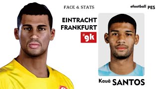 Kauã Santos FACE amp STATS eFootball PES 2021 2020 [upl. by Yllus]