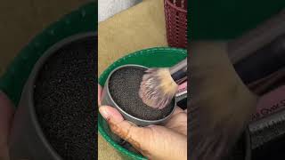 Clean your makeup brushes 🥰 shorts youtubeshorts makeup makeupbrushes song [upl. by Bigg937]