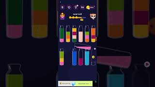 640 Level Get colour  Water sort puzzle game 2024 [upl. by Oirifrop]