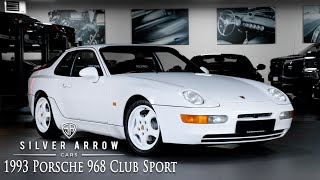 Walk Around 1993 Porsche 968 Club Sport  Silver Arrow Cars Ltd [upl. by Yra123]