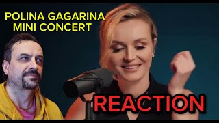 POLINA GAGARINA Полина Гагарина – миниконцерт на МузЛофт собственные песни  джаз REACTION [upl. by Blus]